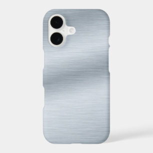 Brushed Silver Look Elegant iPhone 7 Case