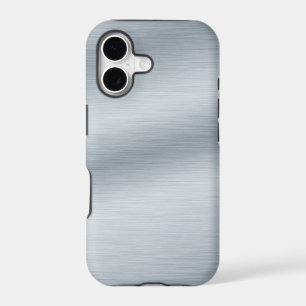 Brushed Silver Look Elegant iPhone 7 Case