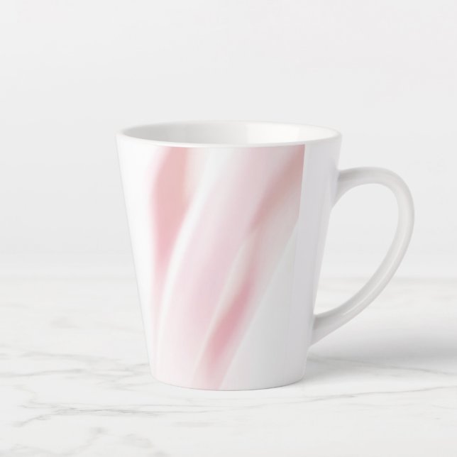 Brushed Soft Pink Latte Mug (Right)