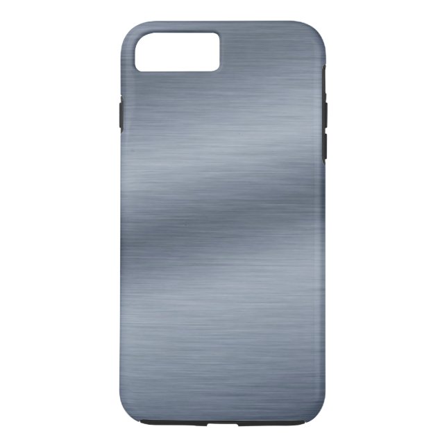 Brushed Stainless Steel Look Case-Mate iPhone Case (Back)