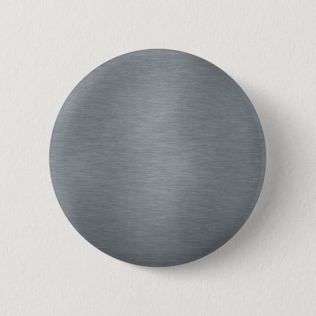Brushed Steel 2 Inch Round Button (Front)