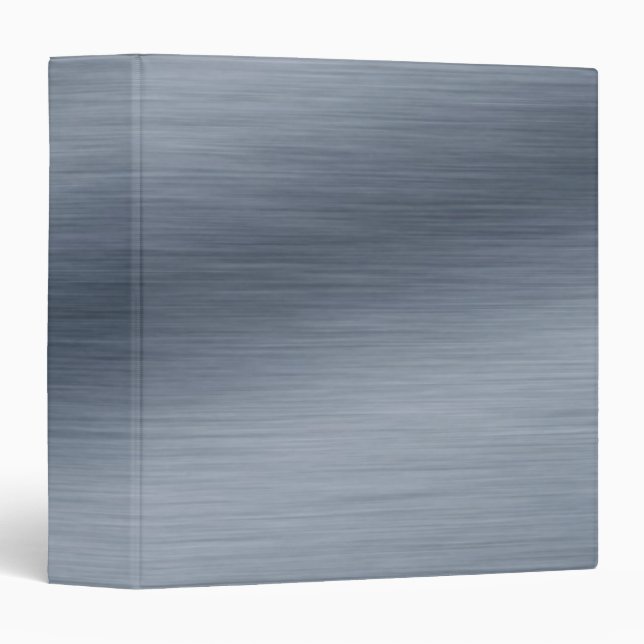 Brushed Steel Binder (Front/Spine)