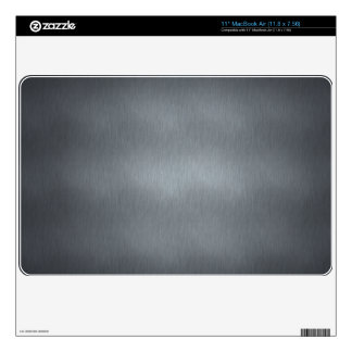 Brushed Steel Laptop Cover MacBook Decals