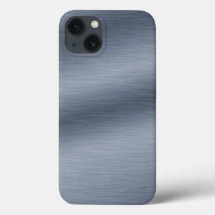 Brushed Steel Look Background iPhone 13 Case