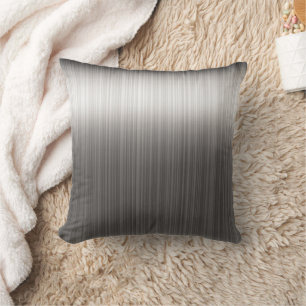Brushed Steel Metal Pillow
