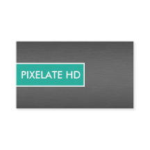 Brushed titanium and aqua