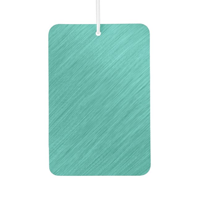 Brushed Turquoise Delight Air Freshener (Front)