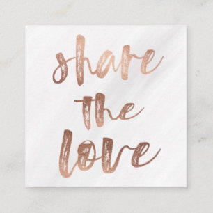 Brushed Typography Loyalty Card