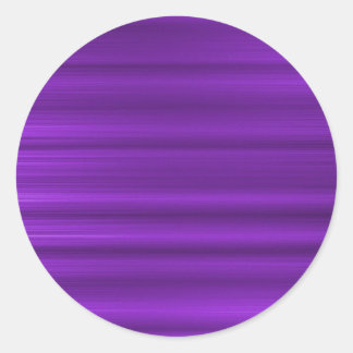 Brushed Violet Classic Round Sticker
