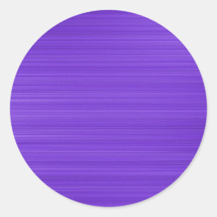 Brushed Violet Classic Round Sticker