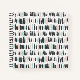 Brushes & Ink Strokes Pattern Notebook