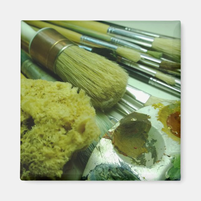 Brushes & Paint Magnet (Front)