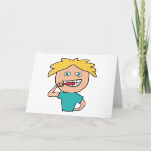Brushing Teeth Card