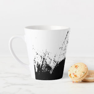 Brushstroke 10 latte mug