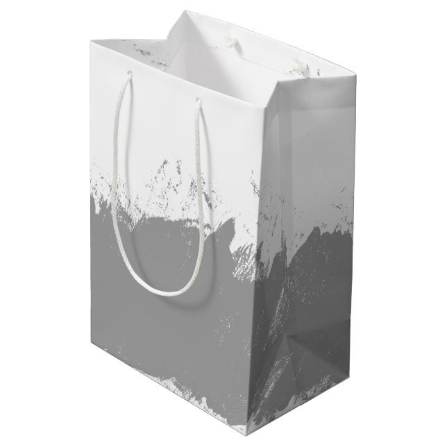 Brushstroke 11 medium gift bag (Back Angled)