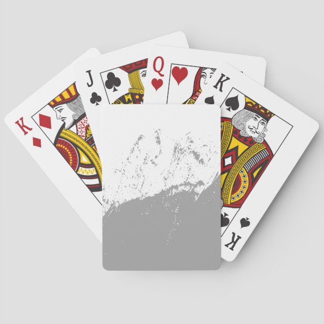 Brushstroke 11 playing cards (Back)