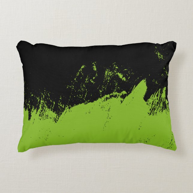 Brushstroke 5 accent pillow (Front)