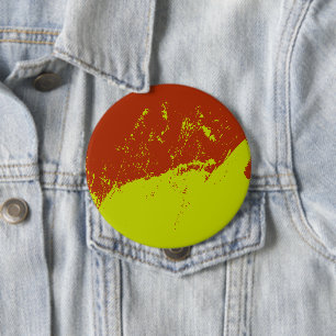 Brushstroke 6 4 inch round button