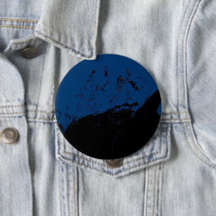 Brushstroke 8 4 inch round button