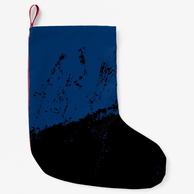 Brushstroke 8 small christmas stocking (Front)