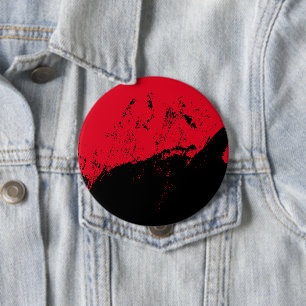 Brushstroke 9 4 inch round button