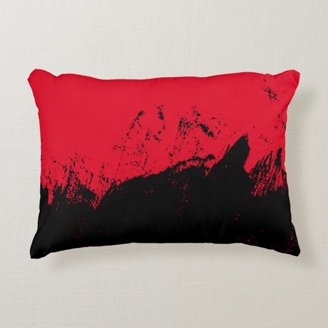 Brushstroke 9 accent pillow (Front)