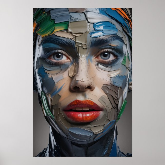Brushstroke Beauty Poster (Front)