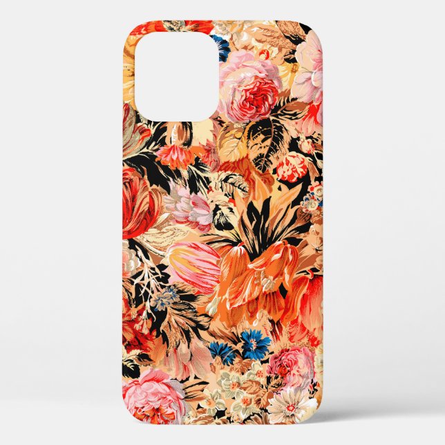 Brushstroke flower pattern Case-Mate iPhone case (Back)