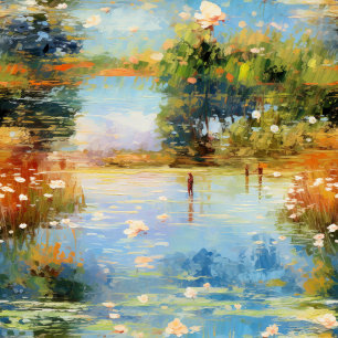 Brushstroke Magic Canvas Print