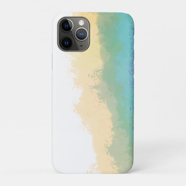 Brushstroke rainbow watercolor Case-Mate iPhone case (Back)