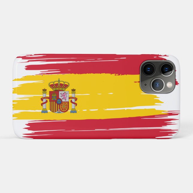 Brushstroke Spain Flag Case-Mate iPhone Case (Back (Horizontal))
