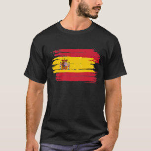 Brushstroke Spain Flag T-Shirt