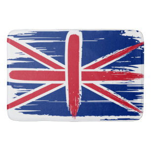 Brushstroke UK Union Jack Flag Bath Mat