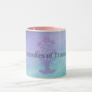 Brushstrokes of Tranquillity Mug | ASMR Art Gift |