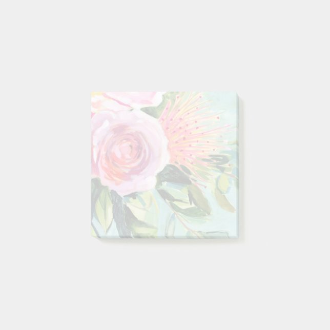 Brushy Floral I Post-it Notes (Front)