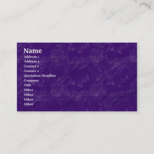 Brushy Rock - Purple Business Card
