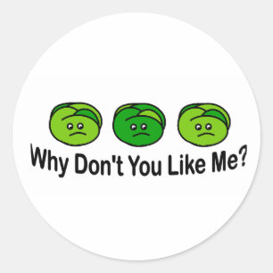 Brussel Sprouts Classic Round Sticker