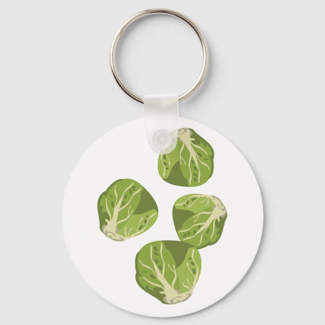 Brussel Sprouts Keychain (Front)