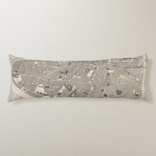 Brussels and Belgium Body Pillow