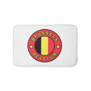 Brussels Belgium Bath Mat