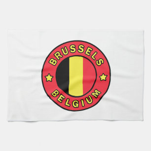 Brussels Belgium Kitchen Towel