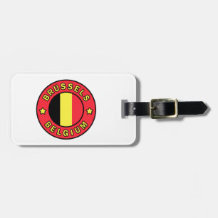Brussels Belgium Luggage Tag