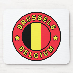Brussels Belgium Mouse Pad