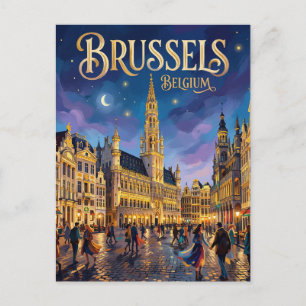 Brussels Belgium Postcard