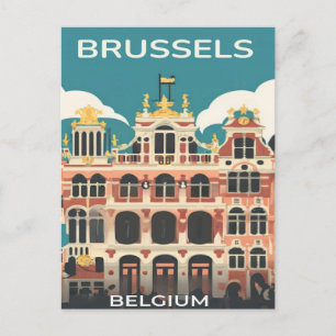 Brussels, Belgium Postcard