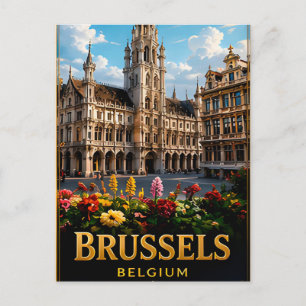 Brussels Belgium Regional Cultural Exploratioт Postcard
