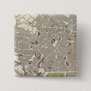 Brussels Bruxelles 2 Inch Square Button
