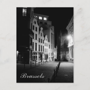 Brussels by Night Postcard