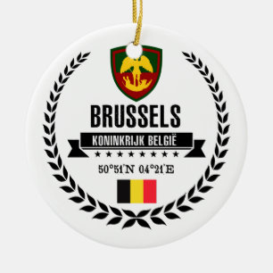 Brussels Ceramic Ornament