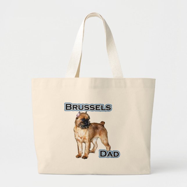 Brussels Dad 4 Large Tote Bag (Front)